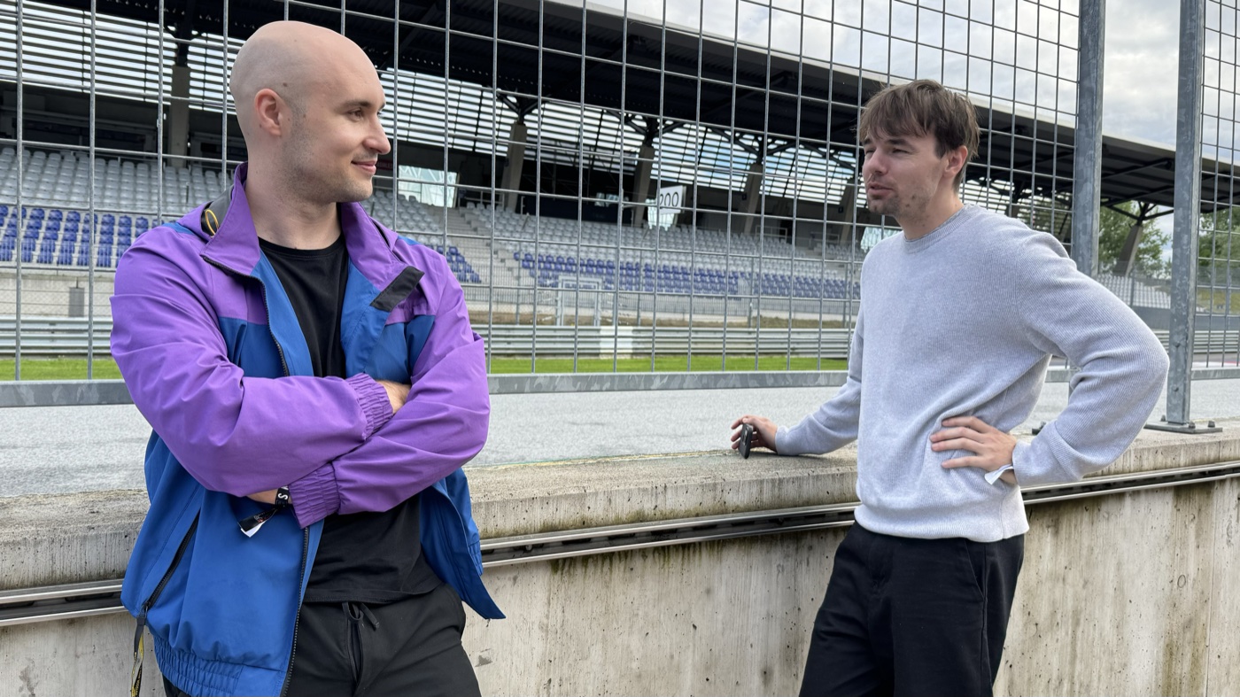 Team building, racing each other at the Red Bull Ring.